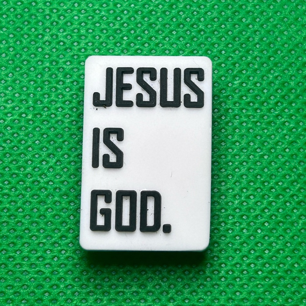 🌼 (5/$10 or 10/$15) NEW “Christian Life” Croc Charm Collection Jesus is God